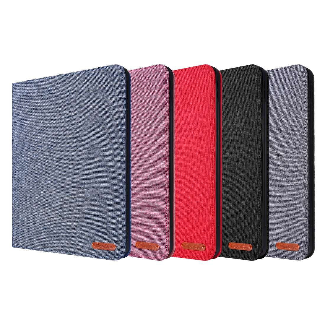 For iPad Pro 11(2020) Horizontal Flip TPU + Fabric PU Leather Protective Tablet Case wit ... (Red)
