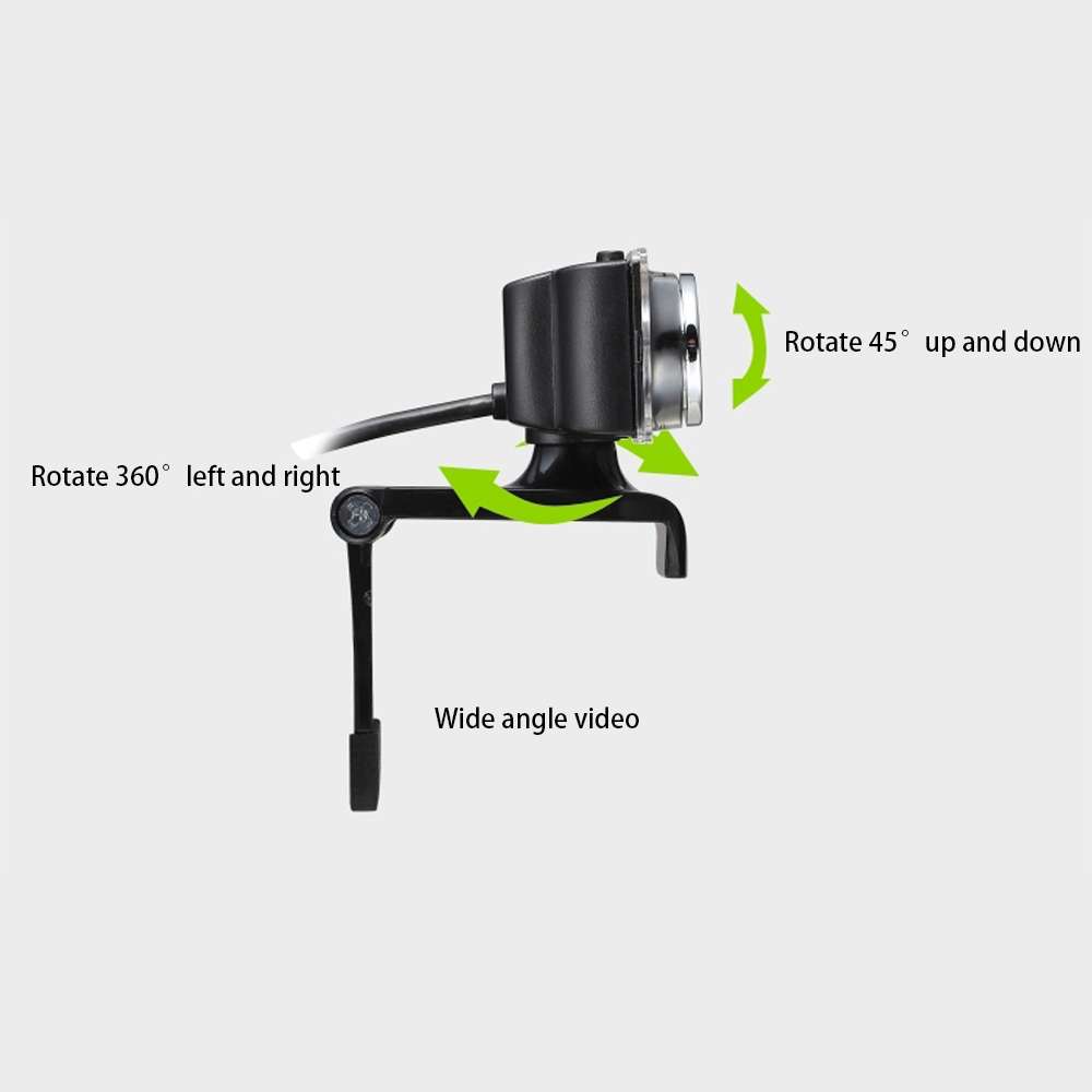 Gsou B18S HD Webcam Built-in Microphone Smart Web Camera USB Streaming Live Camera With Noise Canc