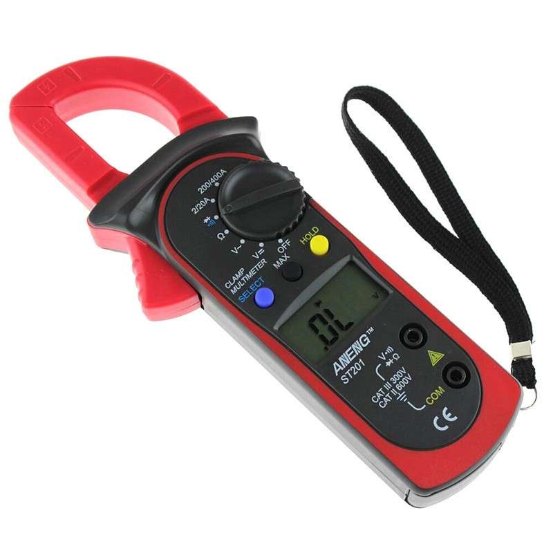 ANENG ST201 AC And DC Digital Clamp Multimeter Voltage And Current Measuring Instrument Tester( Blue