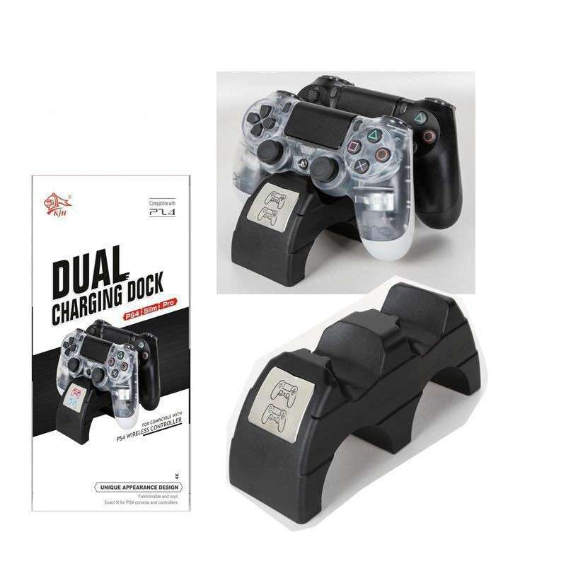 For Playstation 4 /PS4 pro /PS4 Slim Wireless Controller LED Indicator Charger Double Handle Dual