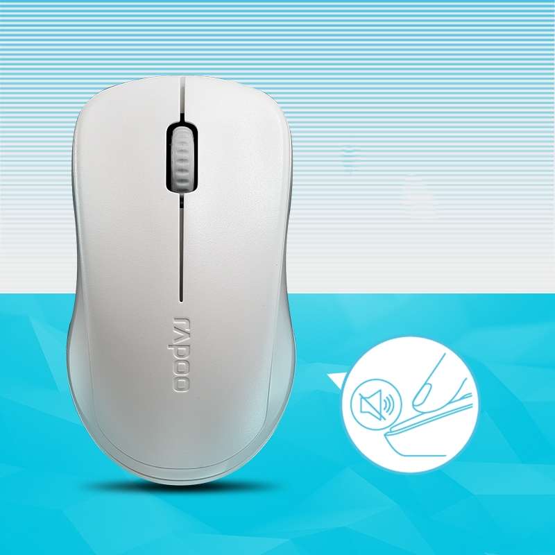 Rapoo1680 2.4GHz 1000 DPI 3 Buttons Business Office Desktop Computer Notebook Mute Portable Power...
