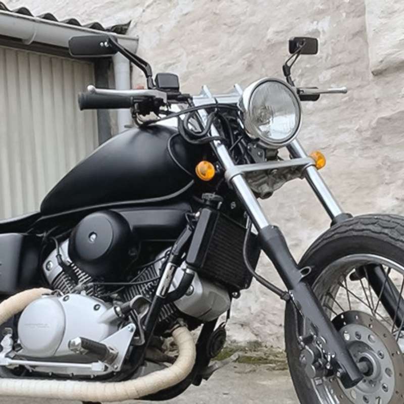 Anti-glare Square Aluminum Motorcycle Modified Rearview Mirror