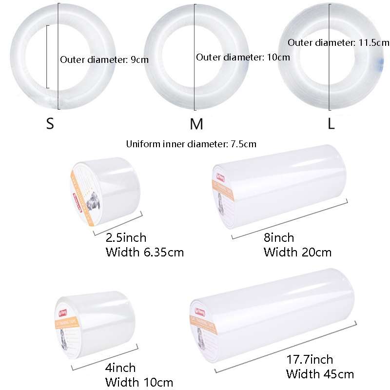 Ctlang B25112 Pet Sofa Protective Tape Cats Anti-Caught Protective Gear Film, Specificatio ... (L)