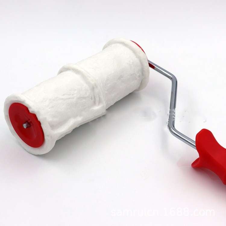 8 inch imitation brick pattern roller embossing roller diatom mud construction tool
