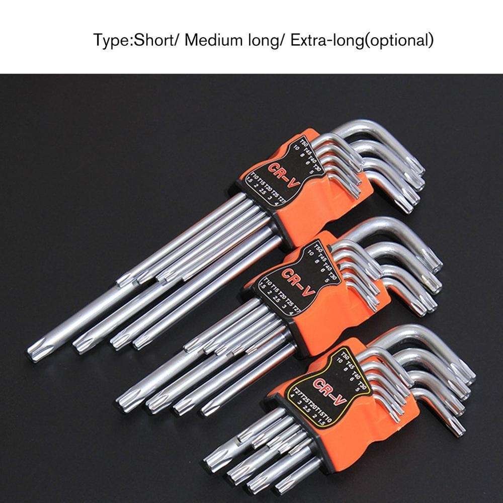 Allen Wrench Set Screwdriver Plum Blossom Multi-function Combination Tool, Style:Mito (Extra Long Se