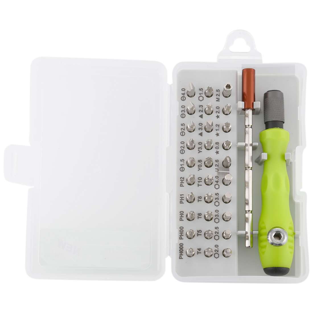 32-in-1 CRV Steel Mobile Phone Disassembly Repair Tool Multi-function Combination ... (Gray Green)