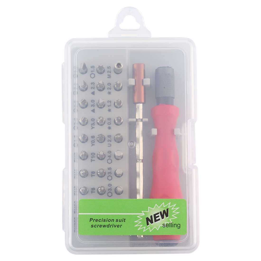 32-in-1 CRV Steel Mobile Phone Disassembly Repair Tool Multi-function Combination Screwd ... (Red)