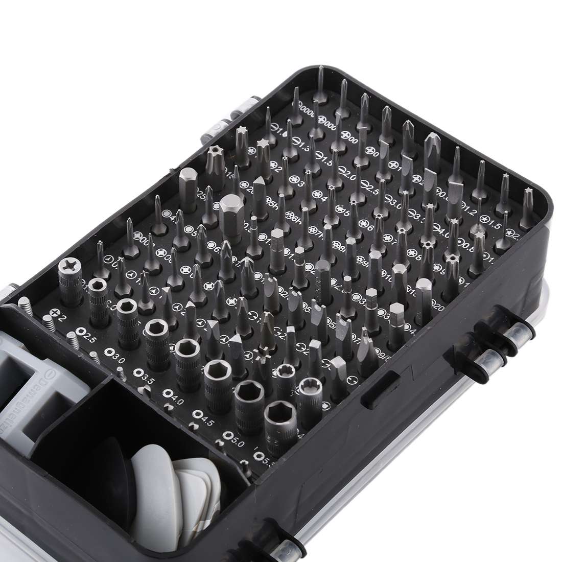 135 in 1 DIY Mobile Phone Disassembly Tool Clock Repair Multi-function Tool Screw ... (Black Gray)