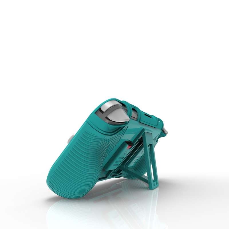 For Switch Lite Protective Shell Game Card Box Protective Sleeve Bracket Grip(Pure green)