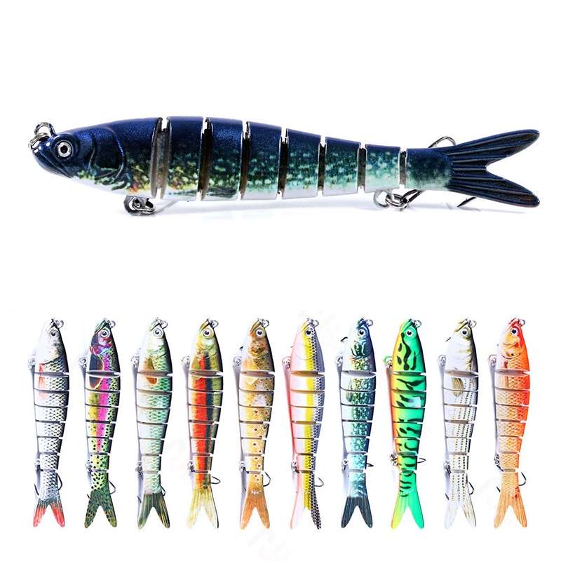 Luya Knotty Fish Plastic Bionic Hard Bait Sea Fishing Fake Bait, Colour: JM034-7