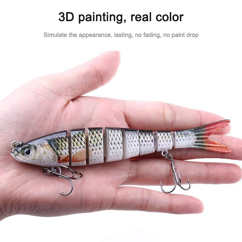 Luya Knotty Fish Plastic Bionic Hard Bait Sea Fishing Fake Bait, Colour: JM034-7