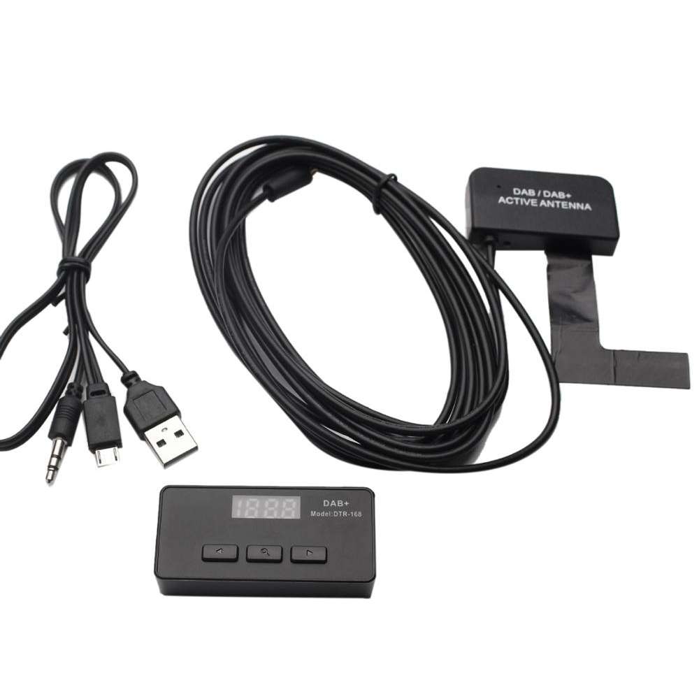 DAB+Digital Broadcasting Receiver Box Car DAB+Receiver Box with FM Forwarding