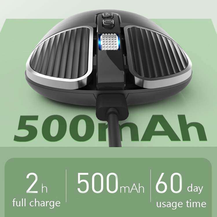 M203 2.4Ghz 5 Buttons 1600DPI Wireless Optical Mouse Computer Notebook Office Home Silent Mouse, Sty