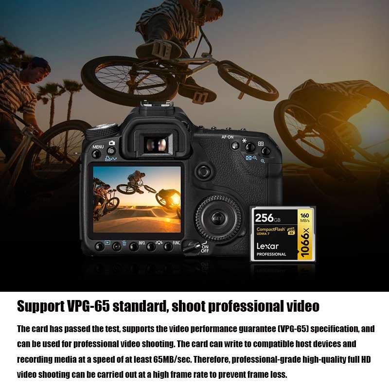 Lexar 1066X CF Card Camera SLR Camera High-speed Memory Card, Capacity: 32GB