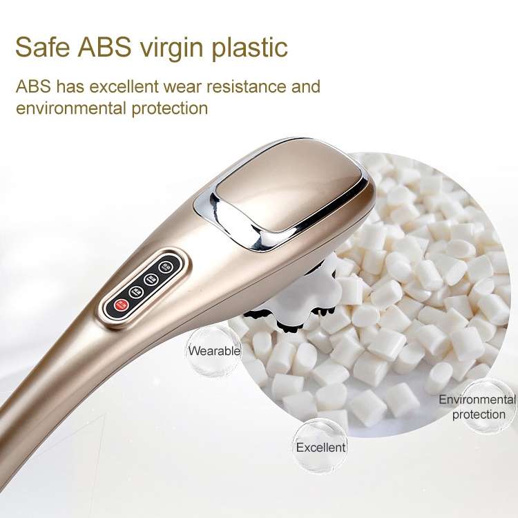 Rechargeable Dolphin Massager Electric Cervical Massage Stick A10 Straight Plug, Plug Type:EU Plug