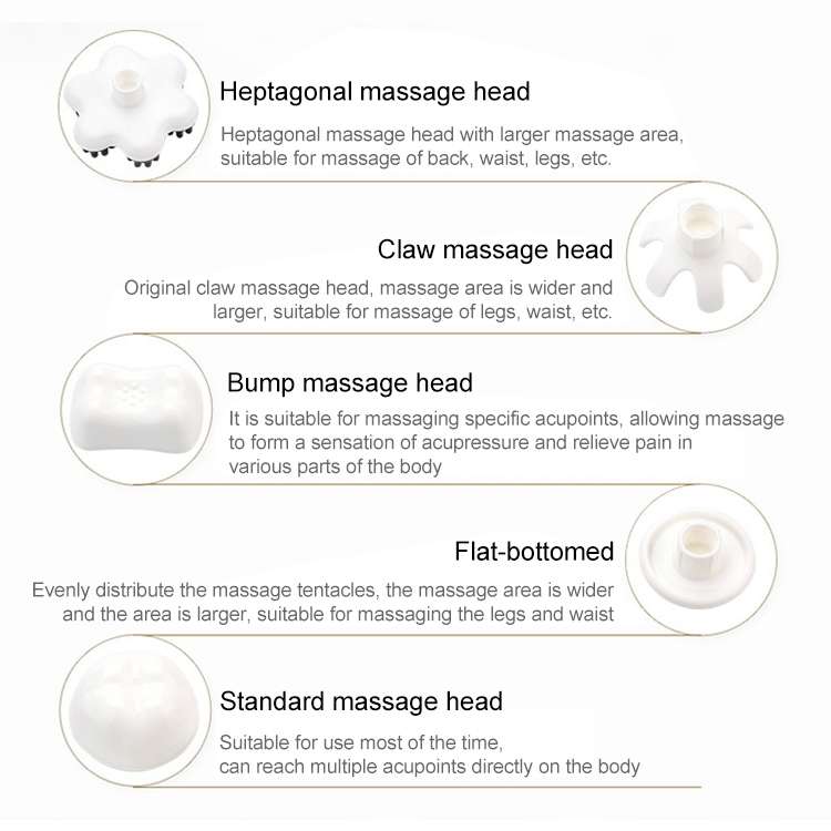 Rechargeable Dolphin Massager Electric Cervical Massage Stick A10 Straight Plug, Plug Type:EU Plug