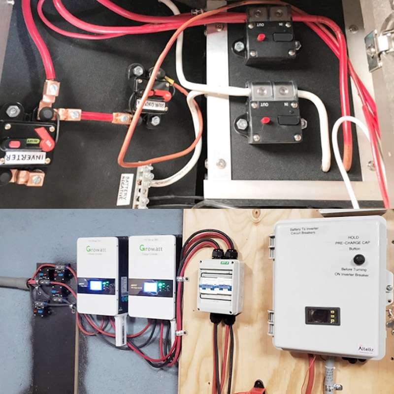 300A Auto Circuit Breaker Car Audio Fuse Holder Power Insurance Automatic Switch(Blue)