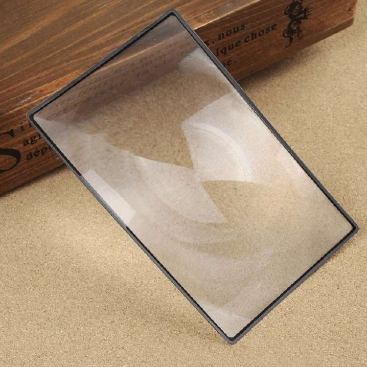 Card Slim Reading 3x Magnifier Business Card Magnifier, Specification:120180mm