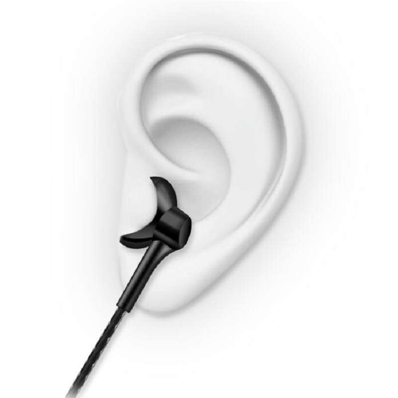 PTM P7 Stereo Wire-controlled Earphone with Microphone, Cable Length: 1.2m(White)