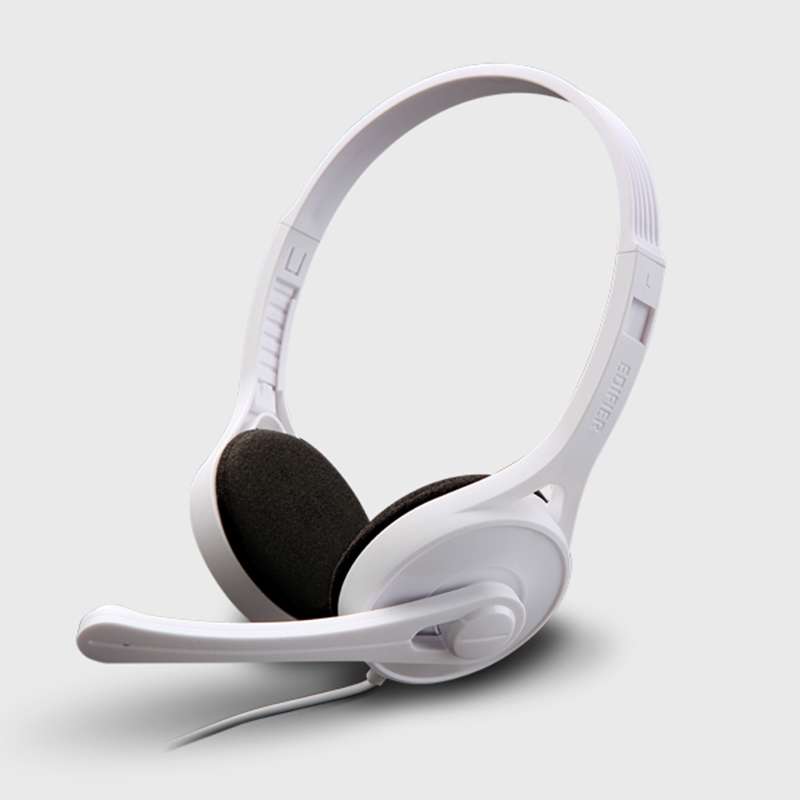 Edifier K550 3.5mm Plug Wired Wire Control Stereo Computer Game Headset with M ... (Fashion White)