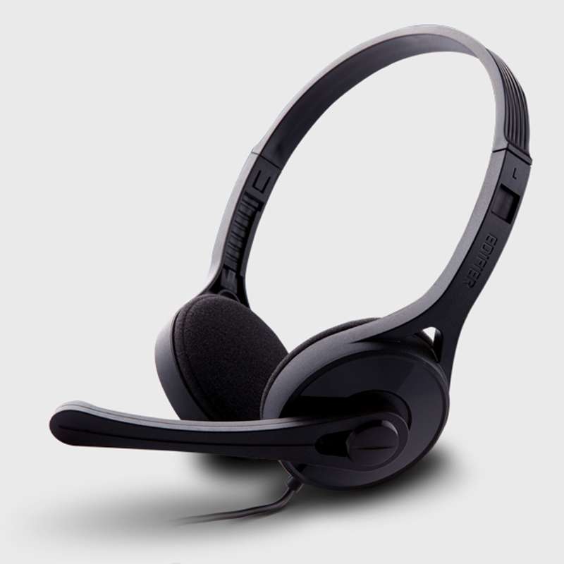 Edifier K550 3.5mm Plug Wired Wire Control Stereo Computer Game Headset with M ... (Elegant Black)