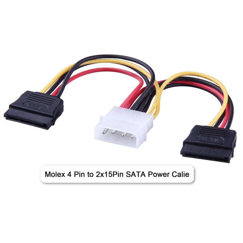 2.5 Inch to 3.5 Inch External HDD SSD Metal Mounting Kit Adapter Bracket With SATA Data Power Cabl