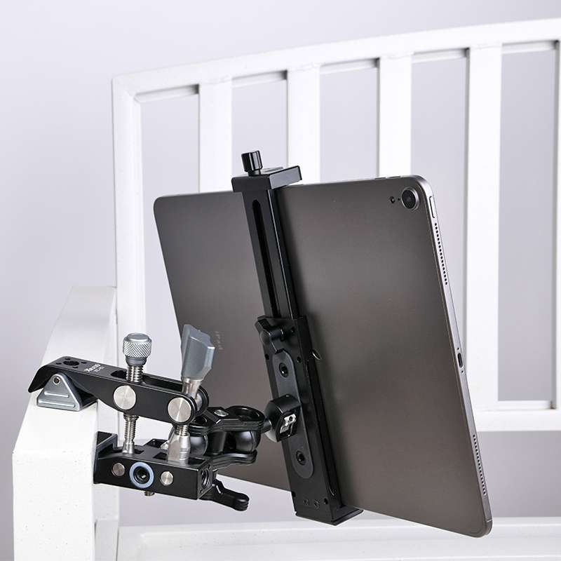 Xiletu Xj15 Live Broadcast Desktop Full Metal Tripod Mount Tablet Pc Phone Clamp With ... (Black)