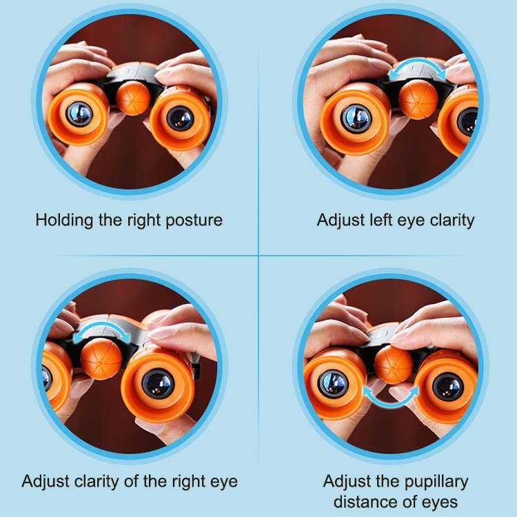 HD High Magnification Children Outdoor Telescope(Pink)