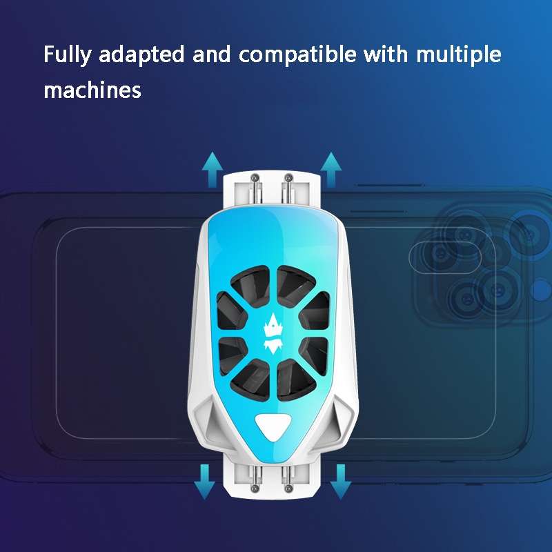 Glacier Mobile Phone Cooling Back Clip Mobile Phone Cooling Aid Semiconductor + Fan Mobile Phone R