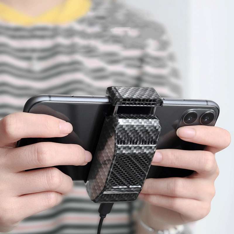 USB Vibration-free Silent Mobile Phone Cooler Semiconductor Cooling Radiator for ... (Dark Green)