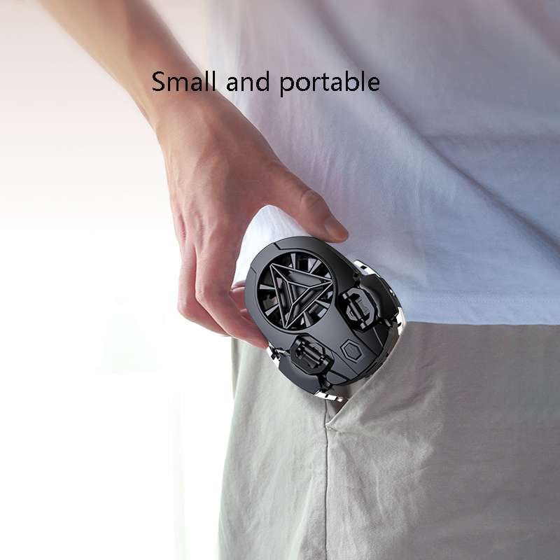 Z02 All-In-One Wind Cooling Mobile Phone Radiator Game Auxiliary Button Shooti ... (Plug-in Model)
