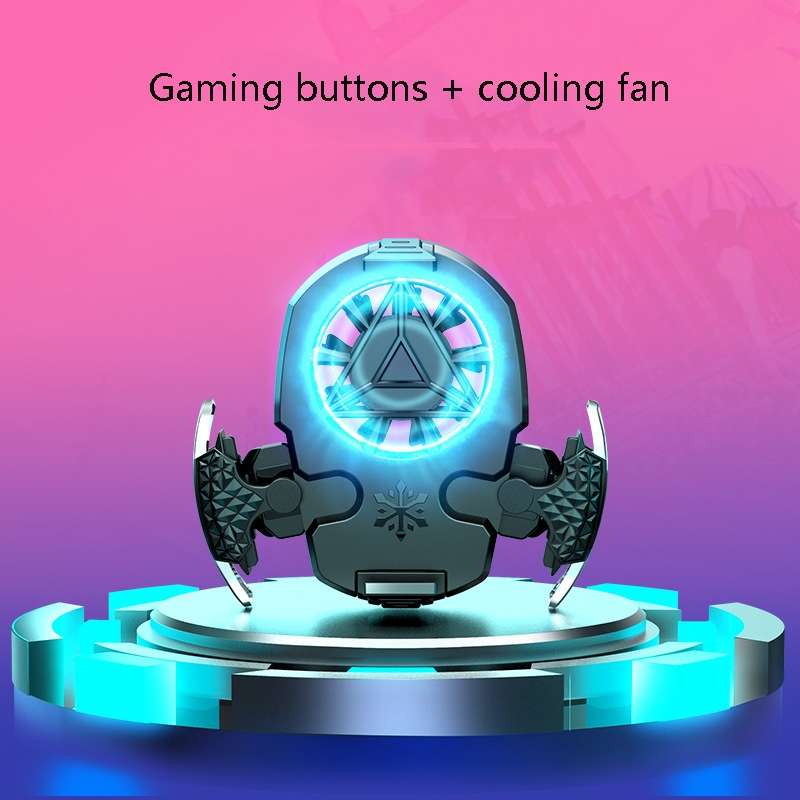Z02 All-In-One Wind Cooling Mobile Phone Radiator Game Auxiliary Button Shooti ... (Plug-in Model)