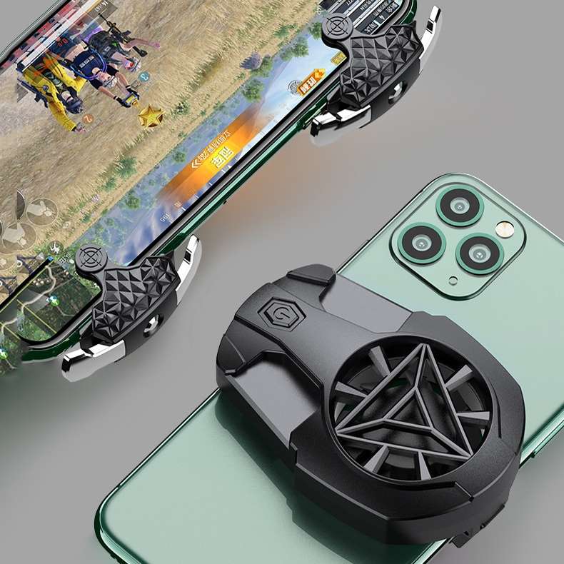 Z02 All-In-One Wind Cooling Mobile Phone Radiator Game Auxiliary Button Shooti ... (Plug-in Model)