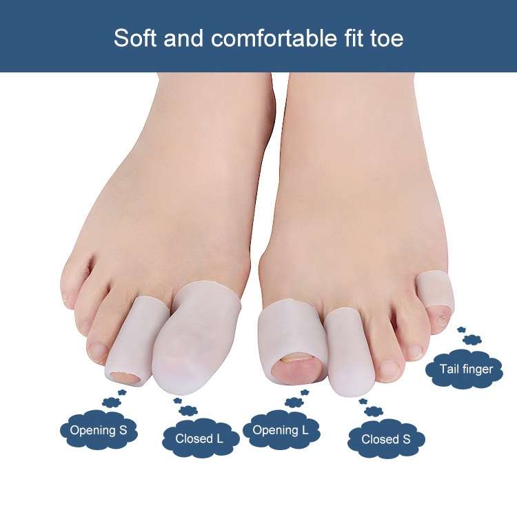 5 PCS Corn Toe Cover Finger Toe Care Set Color Random Delivry, Style:Open S