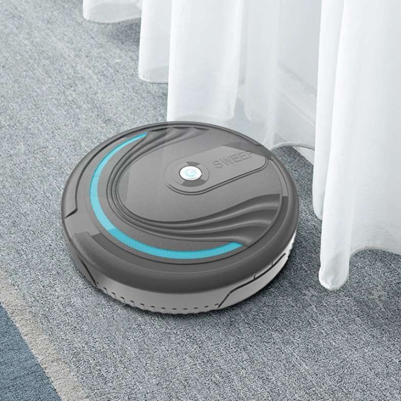Mini Smart Dust Collector Automatic Household Sweeping Robot, Specification:Chargeable Version(White