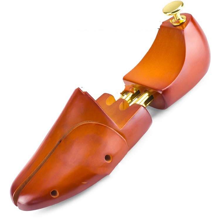 1 Pair Solid Wood Retractable Shoe Last Adjustable Shoe Supporter Shaping Moisture-Pro ... (37-38)