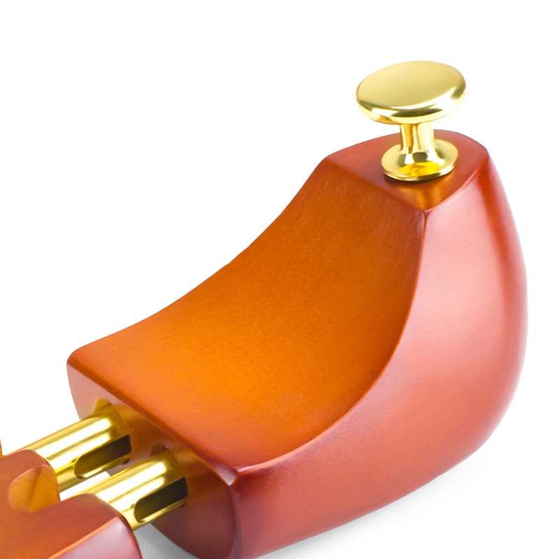 1 Pair Solid Wood Retractable Shoe Last Adjustable Shoe Supporter Shaping Moisture-Pro ... (37-38)