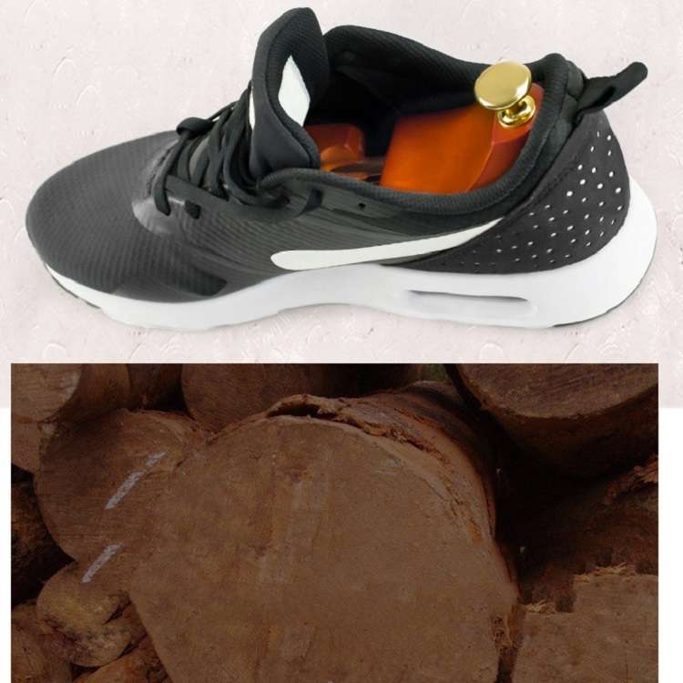 1 Pair Solid Wood Retractable Shoe Last Adjustable Shoe Supporter Shaping Moisture-Pro ... (37-38)