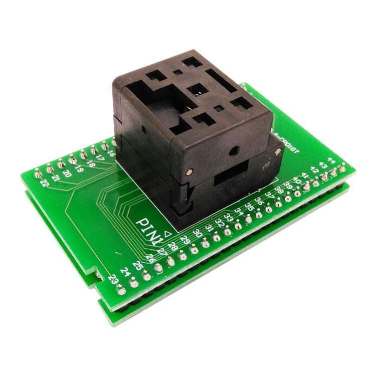 QFN44-0.5 Flip Shrapnel Burn Socket Test Socket Programmer