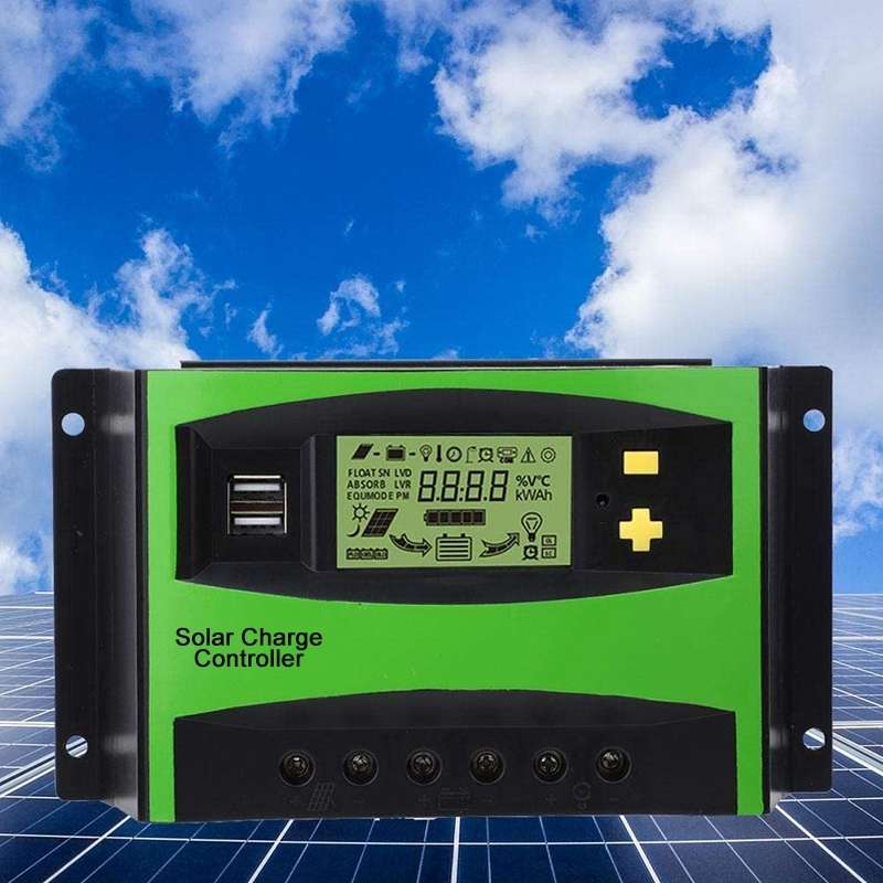 40A 12V/24V AUTO PWM Solar Charge Controller USB Output Solar Controller