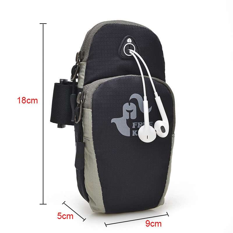 Ultra Light Sports Equipment Mobile Phone Arm Bag, Specification:Under 5.5 inches(Blue)