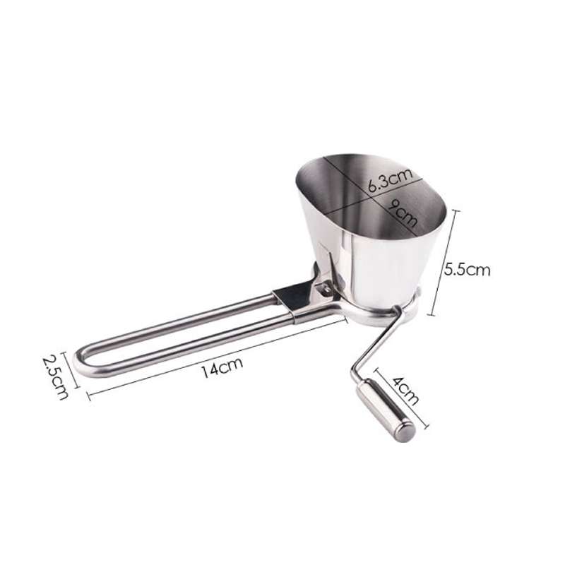 Stainless Steel Multi-Function Vegetable Chopper Herb Chopper Condiment Manual Coriander Chopper