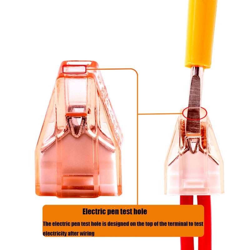 10 PCS 602A Wire Quick Connector Terminal Block Plug-In Parallel Splitter Crimp Cap Copper Insulated