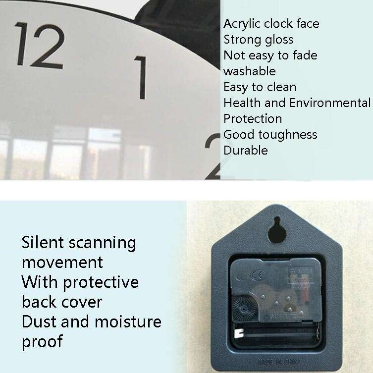 Waterproof Wall Clock LCD Bathroom Clock Kitchen Electronic Alarm Clock
