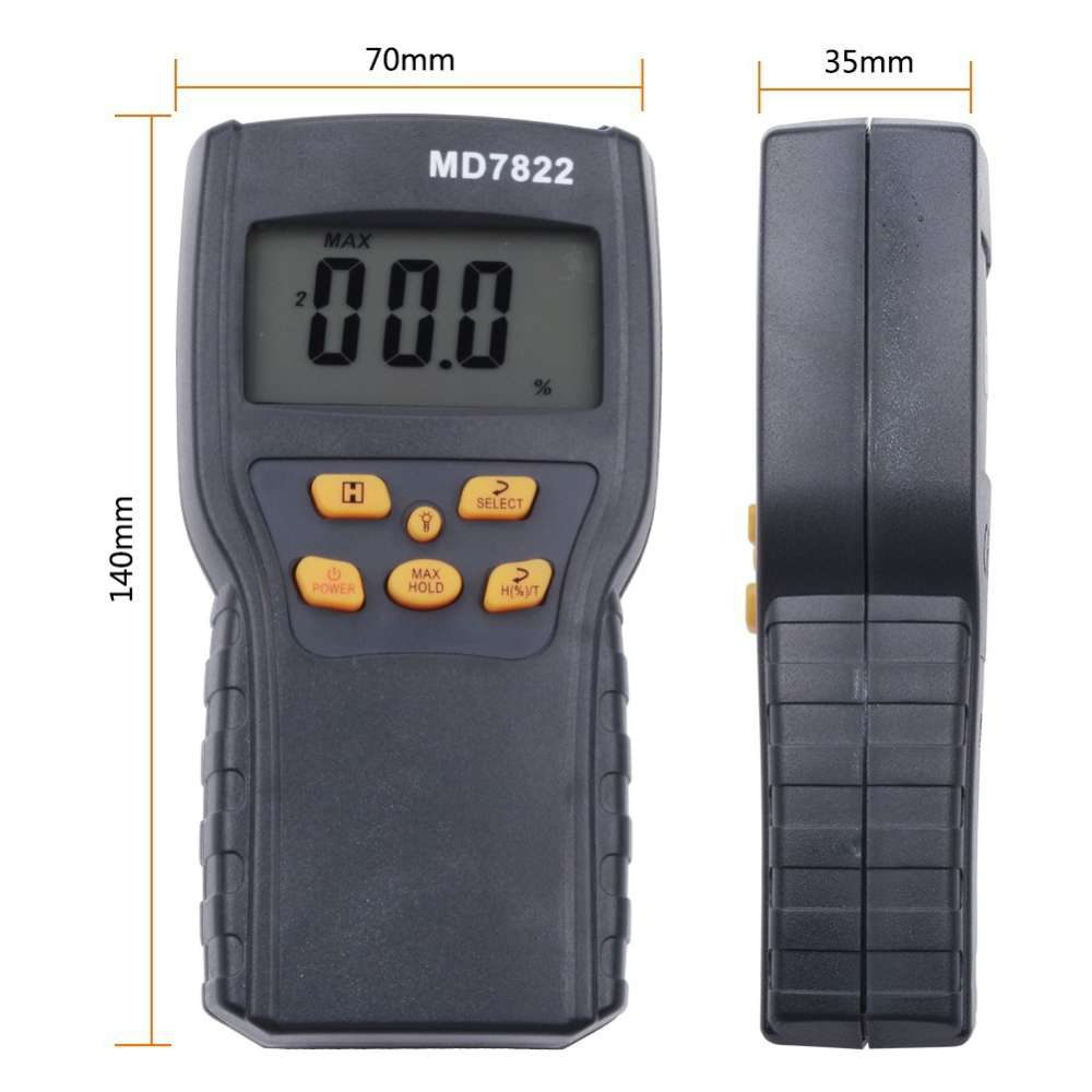 MD7822 Smart Grain Moisture Tester Ultra-Long Probe Digital Moisture Meter