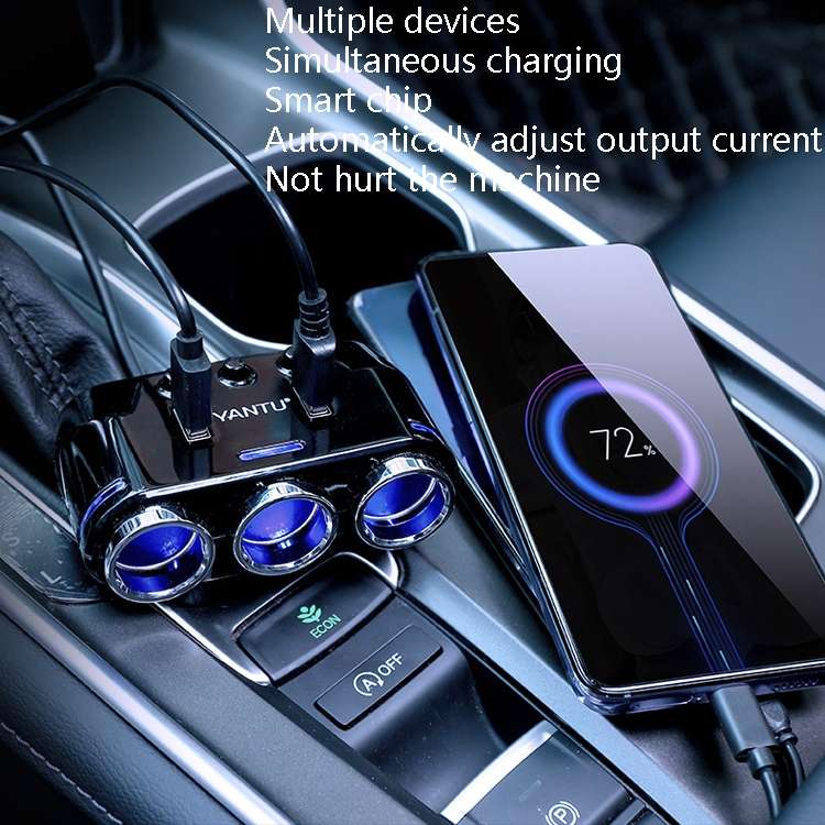 YANTU B39 Cigarette Lighters Cars Multifunctional Usb Fast Charging Car Charger Wireless Voltage