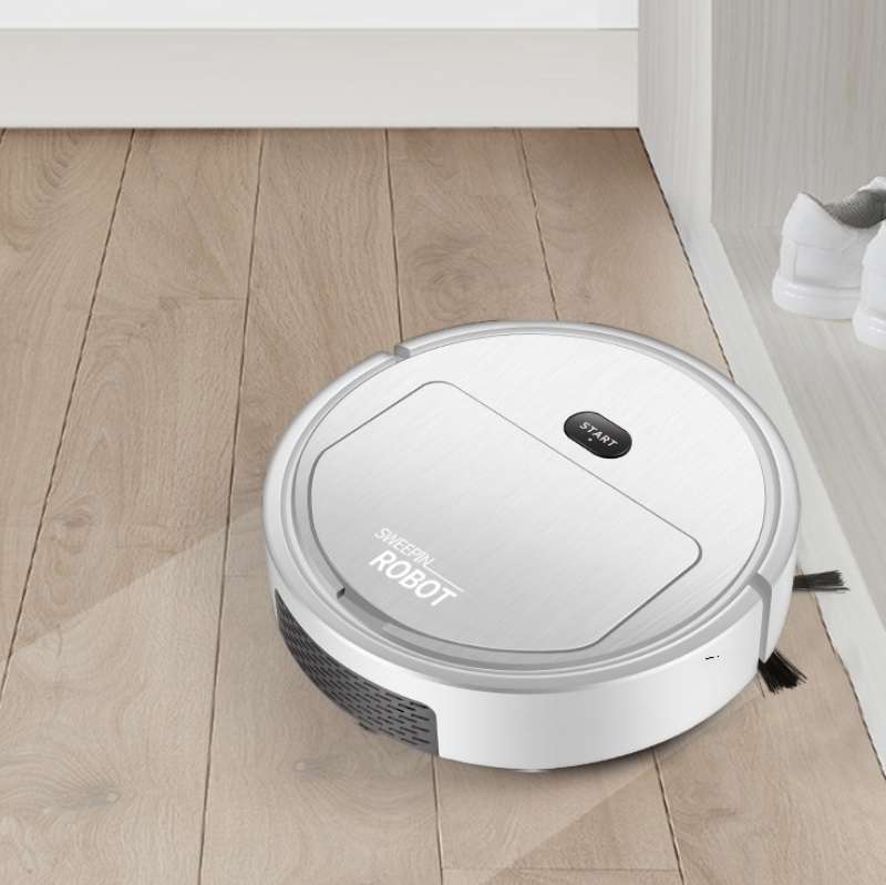 Household Automatic Smart Charging Sweeping Robot, Specification: 3 in 1Black
