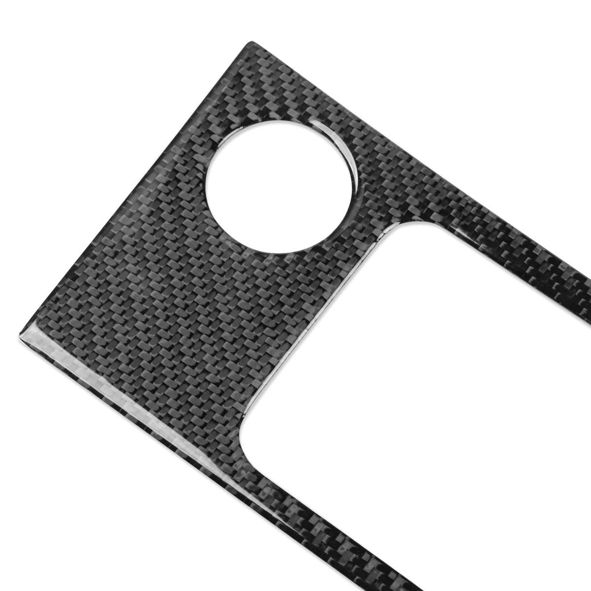 For 2017-2021 Skoda Octavia Left And Right Hand Drive Cup Holder Trim Sticker(Black)