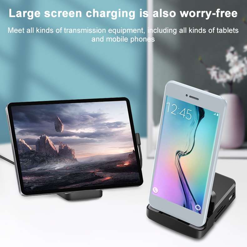 7 In 1 USB-C / Type-C To 2 USB 2.0 + USB 3.0 + 4K HDMI + SD / TF Card Slot + PD USB-C / Type-C Cha