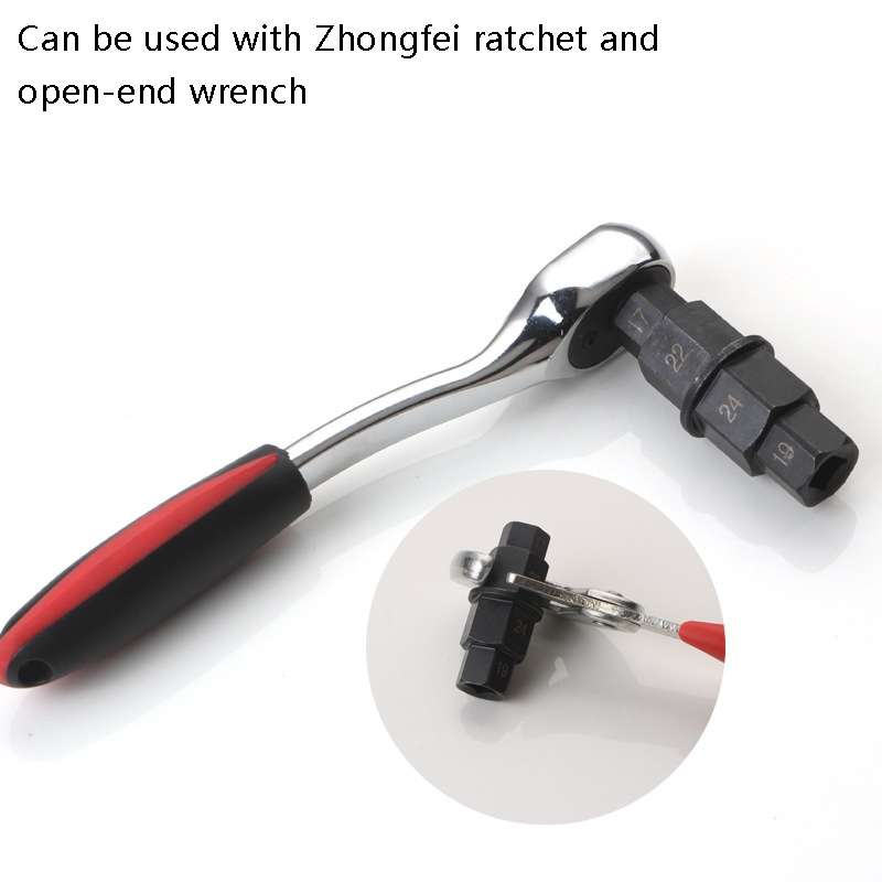 Motorcycle Wheel Axle Disassembly Tool Front Wheel Spindle Removal Wrench Disassembly ... (White)